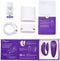WE-VIBE Chorus Paar-Vibrator voor clitoris- en G-spotstimulatie met Squeeze Remote, opzetvibrator voor haar en hem, 100% waterdicht, haptische afstandsbediening, app-bediening
