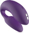 WE-VIBE Chorus Paar-Vibrator voor clitoris- en G-spotstimulatie met Squeeze Remote, opzetvibrator voor haar en hem, 100% waterdicht, haptische afstandsbediening, app-bediening
