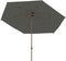 4 Seasons Azzurro parasol Ø300 cm antraciet solefin - houtlook frame