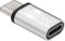 USB Micro-B (v) naar USB-C (m) Adapter - USB 2.0 - Zilver