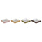 Servethouder DKD Home Decor Groen Mosterd Donkerbruin Metaal Aluminium Hout MDF 18 x 18 x 4 cm (4...