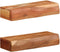 vidaXL - Wandschappen - 2 - st - 40x17x8 - cm - massief - acaciahout