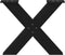 vidaXL - Salontafelpoten - 2 - st - X-vormig - 60x(42-43) - cm - staal - zwart