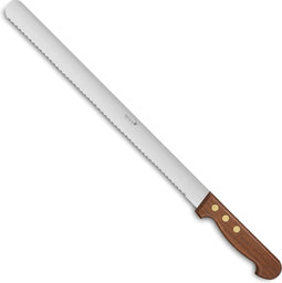 Déglon Fijn getand taartmes - Houten handvat - 36 cm
