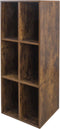 Lp platen opbergkast - opbergen lp vinyl platen - boekenkast - bruin