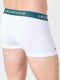 Lacoste Heren 3-pack Trunk - Maat XS - Zwart/Grijs/Wit/Blauw (3-pack)