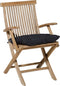 Madison - Zitkussen - Basic - Toscane - 46x46 - cm - zwart