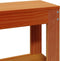 vidaXL - Hoofdbord - met - schappen - 200 - cm - massief - grenenhout - wasbruin