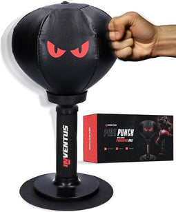 Inventus PeakPunch - Mini Bokspaal - Anti Stress - Zuignap - Gaming Accessoires