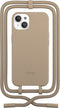 Woodcessories Change Case - iPhone 14 Plus - 2 in 1 met afneembaar koord - Taupe