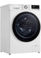 LG V7WD96H1A - Was-droogcombinatie - 9 kg wassen - 6 kg drogen - 1400 tpm - AI DD & Steam - Wit