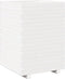 vidaXL - Plantenbak - 50x50x72,5 - cm - massief - grenenhout - wit