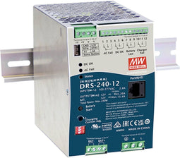 Mean Well DRS-240-12 DIN-rail netvoeding 12 V 20 A 240 W Aantal uitgangen: 1 x