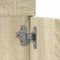 vidaXL - Wastafelkast - 80x38,5x46 - cm - spaanplaat - sonoma - eikenkleurig