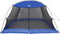 vidaXL - Camping - Muggennet - met - Deur - Blauw - voor - 5 - Personen - - - Waterdicht