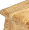 vidaXL - Nachtkastje - 28x28x46 - cm - massief - mangohout