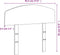 vidaXL - Hoofdbord - 90 - cm - massief - grenenhout - wit