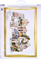 Thea Gouverneur - Borduurpakket met telpatroon - 533A - Voorgesorteerde DMC Garens - Jerusalem Israël - Aida - 79 cm x 50 cm - DIY Kit