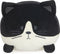 Balvi kattenkussen Kitty Frac (Zwart met creme)
