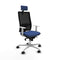 Bureaustoel Piqueras y Crespo 4B086N2 Marineblauw