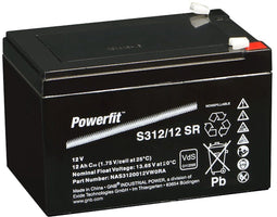 Exide Powerfit S312 - Loodbatterij 12V 12000 mAh - Faston 6,3 mm - Onderhoudsvrij