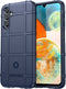 iMoshion Hoesje Geschikt voor Samsung Galaxy A14 (4G) Hoesje Siliconen - iMoshion Rugged Shield Backcover - Donkerblauw
