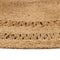 vidaXL - Tapijt - rond - 150 - cm - gevlochten - jute