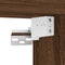 vidaXL - Hangkast - Riga - 40x29,5x60 - cm - bewerkt - hout - bruin - eikenkleur