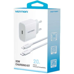 Vention G12W0-EU - Oplader - 20 W - USB-C inbegrepen