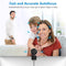 Webcam met licht, statief, Full HD-streamingcamera met ringlicht, 360° draaicirkel, USB-camera voor pc, Mac, laptop, zoom, Skype