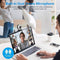 Webcam met licht, statief, Full HD-streamingcamera met ringlicht, 360° draaicirkel, USB-camera voor pc, Mac, laptop, zoom, Skype