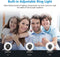 Webcam met licht, statief, Full HD-streamingcamera met ringlicht, 360° draaicirkel, USB-camera voor pc, Mac, laptop, zoom, Skype