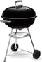 Weber Compact Kettle Houtskoolbarbecue - � 57 cm - Zwart