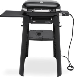 Weber - Lumin compact black with stand, elek.