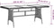 vidaXL - Tuintafel - 160x70x72 - cm - poly - rattan - en - massief - acaciahout - zwart