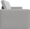 vidaXL - Vloersofa - Bed - 2-in-1 - Cloud - Grijs - 245x150x60.5 - cm - Stof