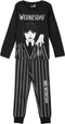 Wednesday Pyjama Meisjes 100% Katoen Zwart