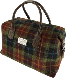 Weekendtas Esk Bruin (Rust) - Harris Tweed - Glen Appin of Scotland