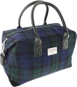 Weekendtas Esk Tartan Black Watch - Harris Tweed - Glen Appin of Scotland