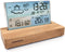 Weerstationwekker - THOMSON - Licht hout - Temperatuurweergave, Hygrometrie, Dubbel alarm, USB-C, Draadloze sonde