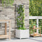vidaXL - Tuinplant - met - Trellis - Wit - 40x40x143 - cm