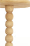 Light & Living Bijzettafel Veglio - Naturel - Ø35cm - Modern