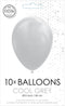 Wefiesta Ballonnen 30 Cm Latex Cool Grijs 10 Stuks