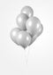 Wefiesta Ballonnen 30 Cm Latex Cool Grijs 10 Stuks