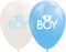Wefiesta Ballonnen Baby Boy 30 Cm Latex Blauw/wit 8 Stuks