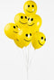 Wefiesta Ballonnen Smile 12 Cm Latex Geel 8 Stuks