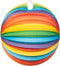 Wefiesta Lampion Rond 25 Cm Papier Regenboog