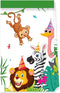 Wefiesta - Papieren zakjes jungle party (4 stuks)
