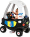 Little Tikes Cozy Coupe Politie - Loopauto - Met duwhandvat en verwijderbare bodem - Zwart/Wit