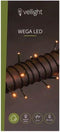 Wega LED, lichtslinger, 12 m, 80 leds, Arizona wit, groene kabel, voor binnen en buiten, 24 V